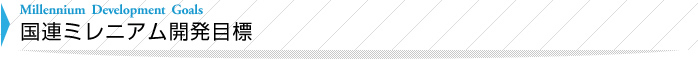 ミレニアム開発目標