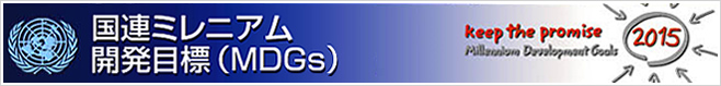 国連ミレニアム開発目標（MDGs）